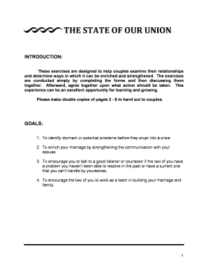 Marriage Relationship Assessment Form