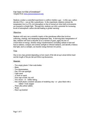 Science Lab Experiment Form