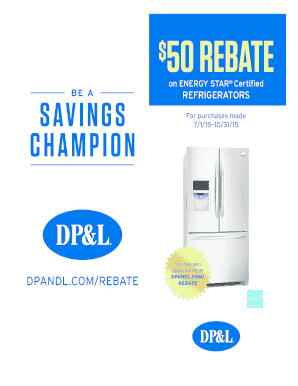 DP&L Refrigerator Rebate Form