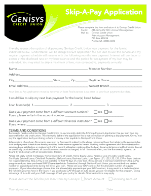 Skip-A-Pay Application