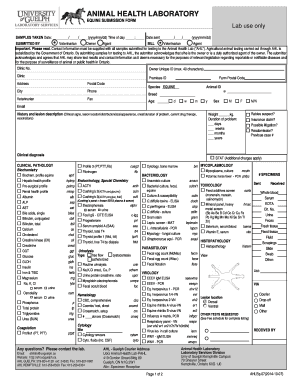 Equine Submission Form