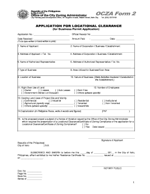 Official receipt of the republic of the philippines - mayor's permit iloilo city