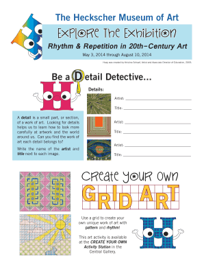 Rhythm & Repetition Art Activity Guide