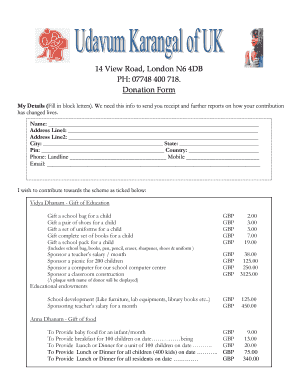 Donation Form