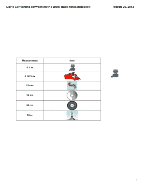 Math Worksheet - Converting Metric Units