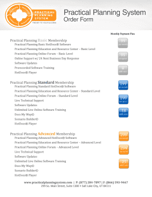 Practical Planning Membership Agreement