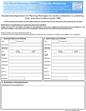 Householder Application for Planning Permission