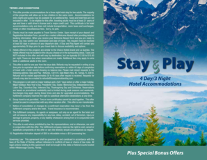 Stay & Play Hotel Accommodation Offer