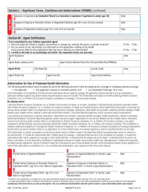 Indiana Individual Health Insurance Application