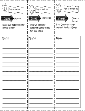 Reading and Response Worksheet