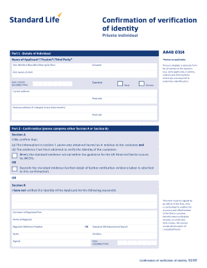 UK Identity Verification Form