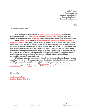 sophas application letter of recommendation