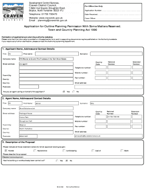Outline Planning Permission Application