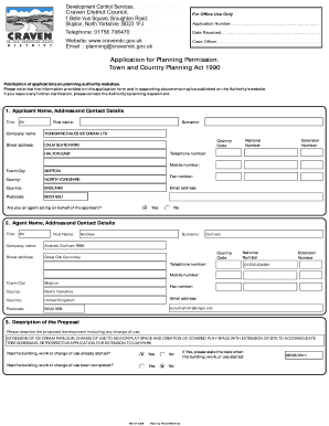 UK Planning Permission Application