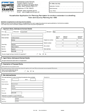 Householder Application for Planning Permission