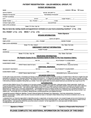 Patient Registration Form