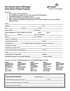 Cas number format - Girl Scouts Heart of Michigan Gold Award Project Proposal - gshom