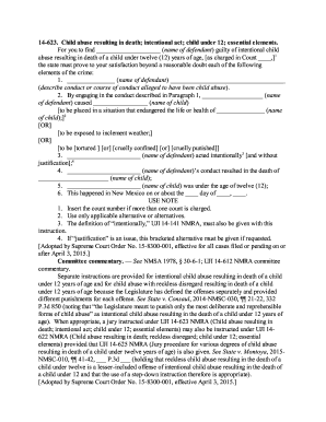 Child guardianship forms in case of death california - 14-623 Child abuse resulting in death intentional act - nmcompcomm