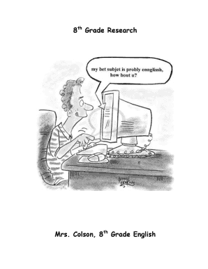 8th Grade Research Guide