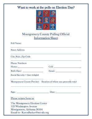 Montgomery County Polling Official Application