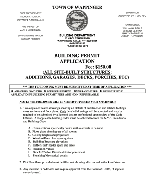 Building Permit Application