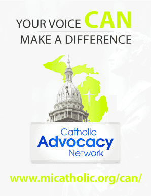 Catholic Advocacy Network Signup Form