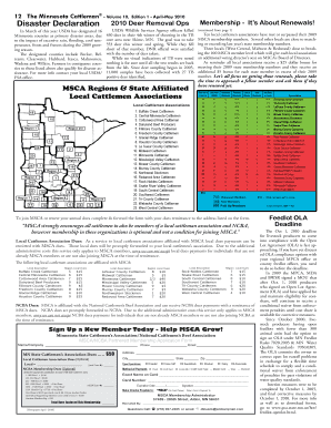Minnesota Cattlemen Membership Application Form
