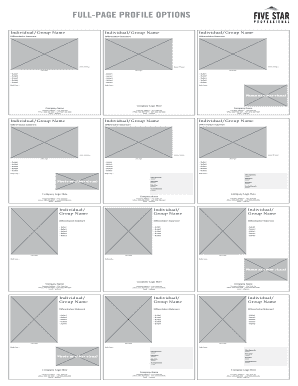 Profile Options Template