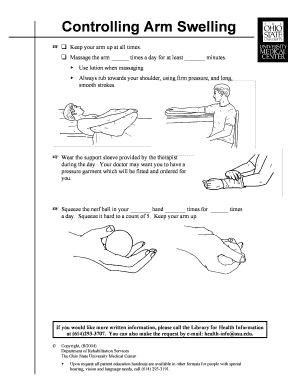 Arm Swelling Control Instructions