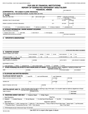 California Elder Financial Abuse Report