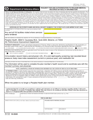 Request and Authorization to Release Medical Records
