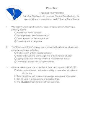 Engaging Your Patients Post-Test