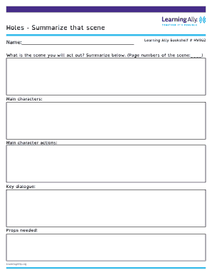 Learning Ally Bookshelf Scene Summary