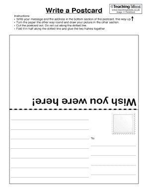 Postcard Template