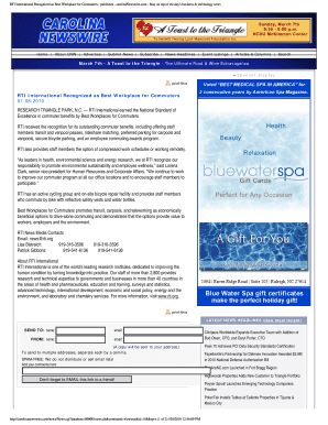 RTI International Recognized as Best Workplace for Commuters - bestworkplaces