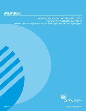 Australian Psychological Society Member Application