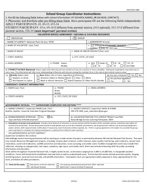 Volunteer Service Agreement