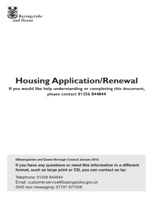 Housing Application/Renewal