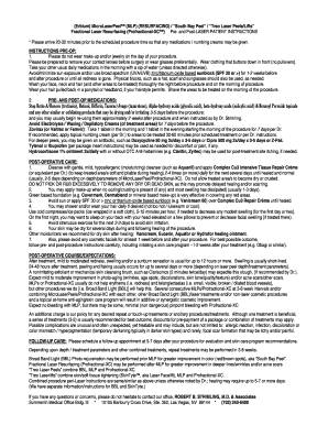 Laser Skin Resurfacing Consent Form