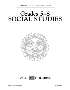 daily social studies warm ups pdf