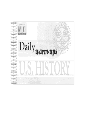 US History Worksheet