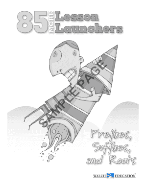 85 More Lesson Launchers: Prefixes, Suffixes, and Roots