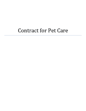 Dogs on Deployment Boarding Contract