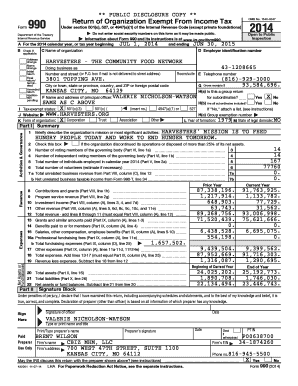 IRS Form 990 2014