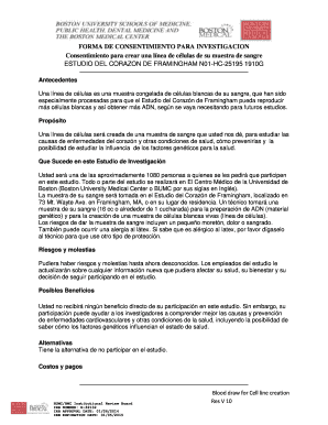 FORMA DE CONSENTIMIENTO PARA INVESTIGACION