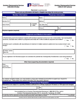 Revlimid Prior Authorization Form