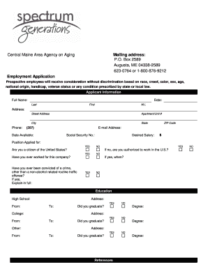 Employment Application