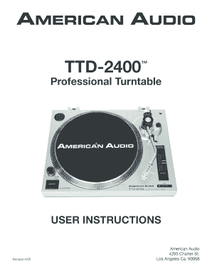 Professional Turntable