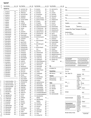 Tupperware Shopping Order Form