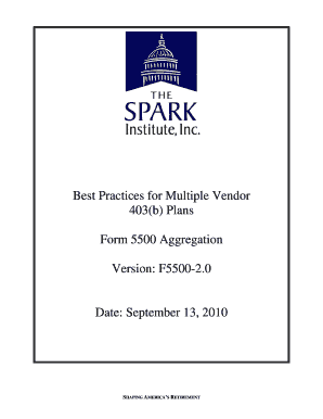 Best Practices for Multiple Vendor 403(b) Plans Form 5500 Aggregation